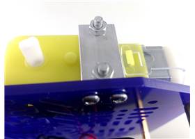 Plastic gearmotor bracket - fitted to chassis